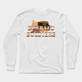 Buffalo Soldiers Long Sleeve T-Shirt